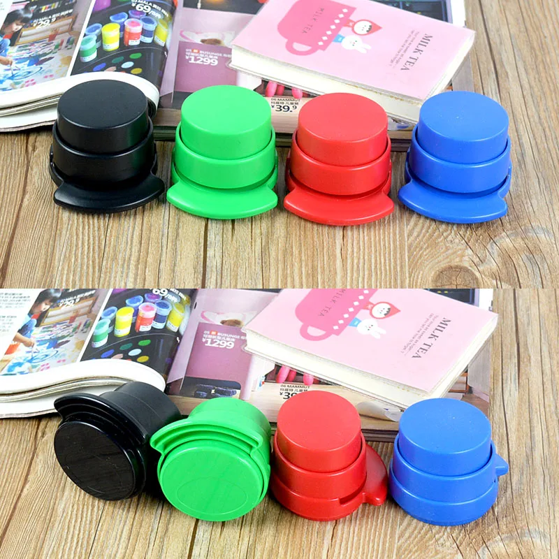 Mini Stapleless Stapler Binding Paper Office Free Staple Paperclip Binder Less Home | Канцтовары для офиса и дома