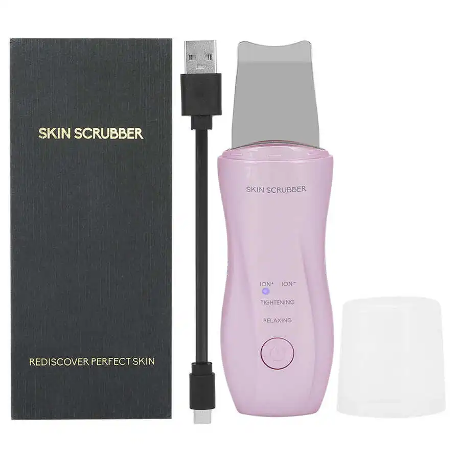 4 режима ионная импортная неразрезная лопатка ультразвуковой скруббер для кожи