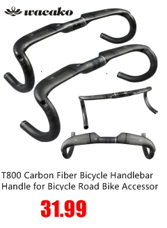 Однообразный руль для горного велосипеда из углеродного волокна, Сверхлегкий Прочный руль безопасности для велосипедной части 31,8 мм