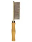 Расческа Triol с частыми зубцами и деревянной ручкой, 250 мм