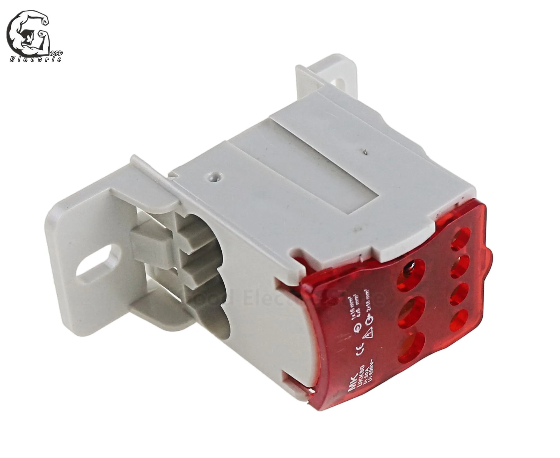 1 шт. UKK80A UKK125A UKK160A UKK250A UKK400A UKK500A Соединительный клеммный блок 1 во многих из din-рейку распределительная коробка ukk-80a