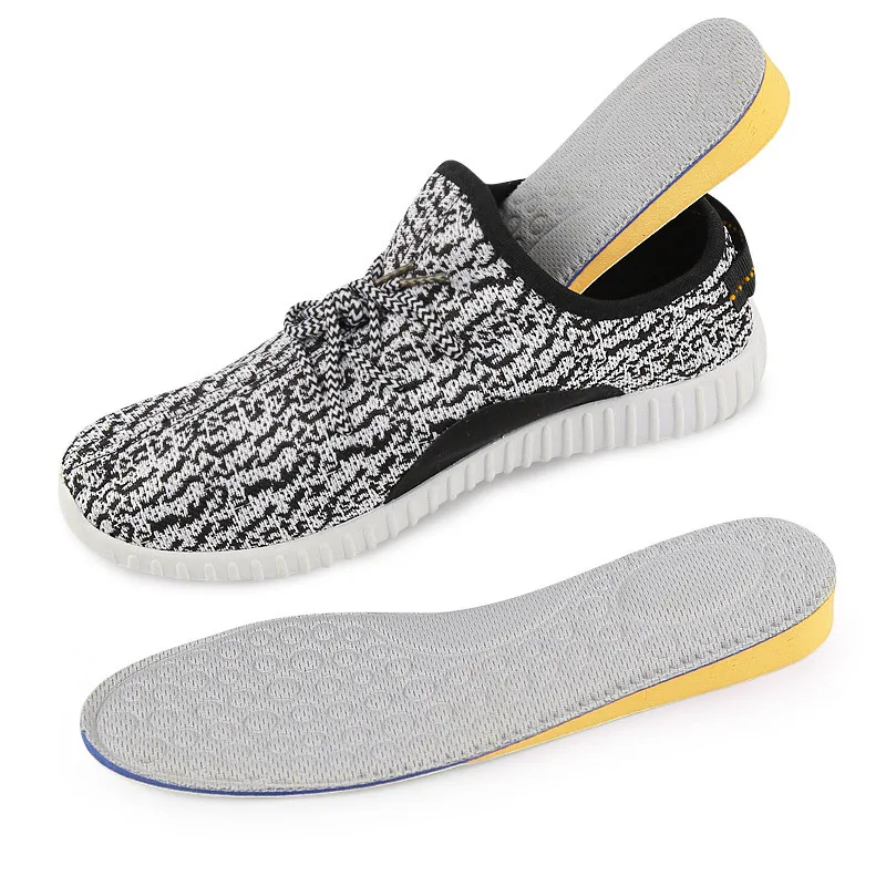 Стельки для увеличения роста спортивные вставки обуви Нескользящие массажные