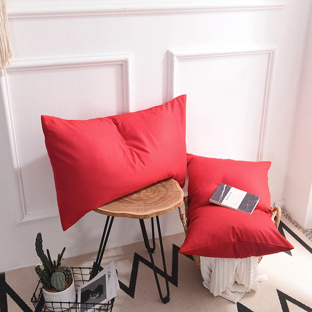 Модная разноцветная 1 пара(2 шт.) наволочки для шеи наволочки покрывала постельное белье мягкая хлопковая ткань Размеры
