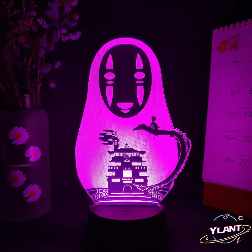 

Иллюзионный ночник YLANT с сенсорным датчиком, настольный декоративный светильник 3D для прикроватного освещения