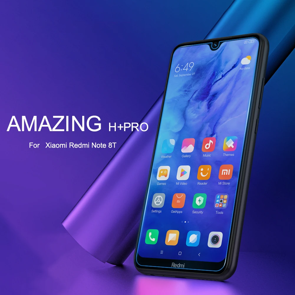 

Защитное стекло NILLKIN для Xiaomi Redmi Note 8T, с защитой от взрывов