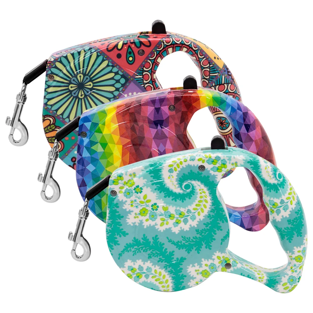 Выдвижной Нейлоновый Поводок для собак 5 м поводок и домашних животных