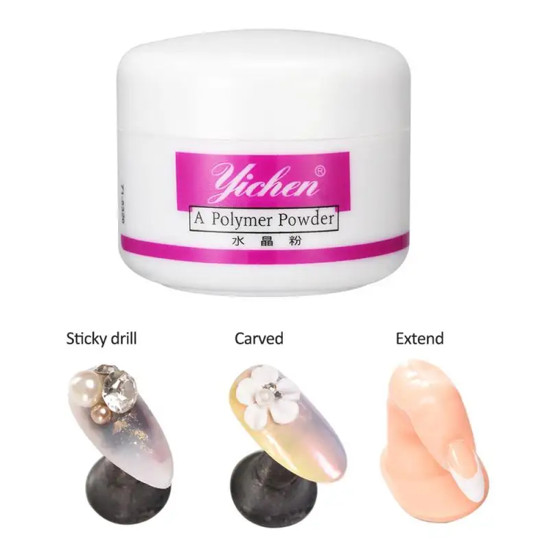 1 шт. лак для ногтей полимер глина порошок акриловый кристаллический наконечник