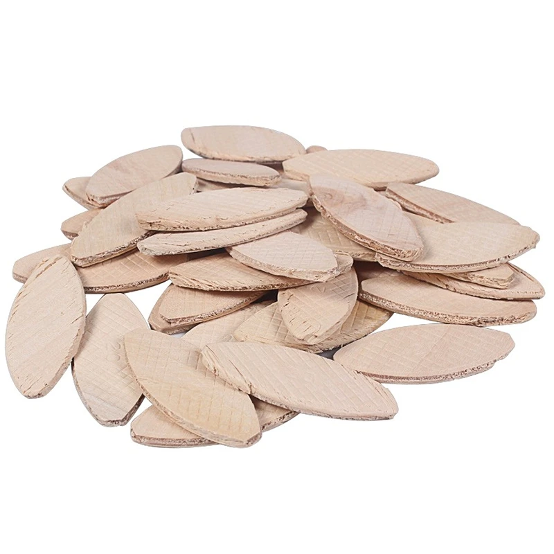 

100Pcs No.20 Assorted Wood Biscuits for Tenon Machine Woodworking Biscuit Jointer Woodworking Accessory