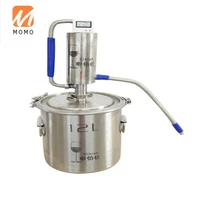 12l hot sale home alcohol water oil distiller for home use