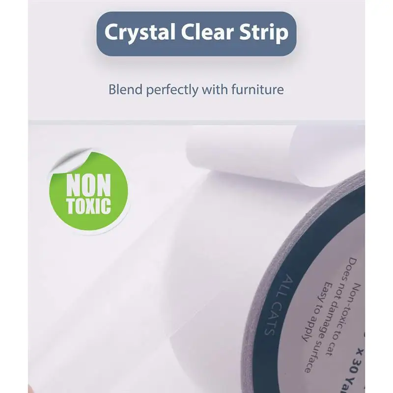 

Transparent Anti-Scratch Tape Roll Furniture Guards Couch Protector Cat Scratch Prevention Clear Sticker For Sofa cat Products