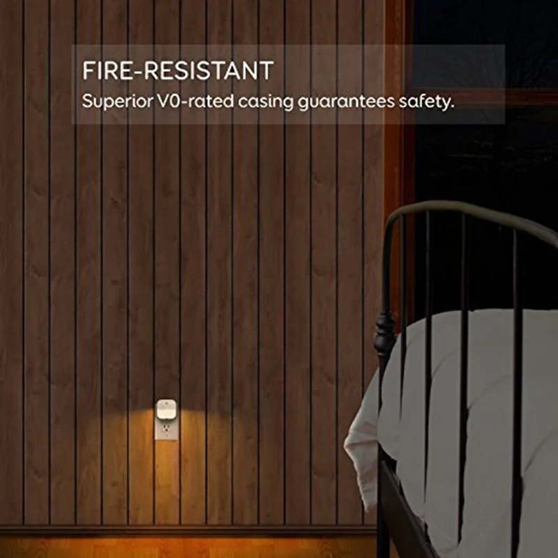 Умный ночсветильник с датчиком и светодиодной подсветкой энергосберегающая