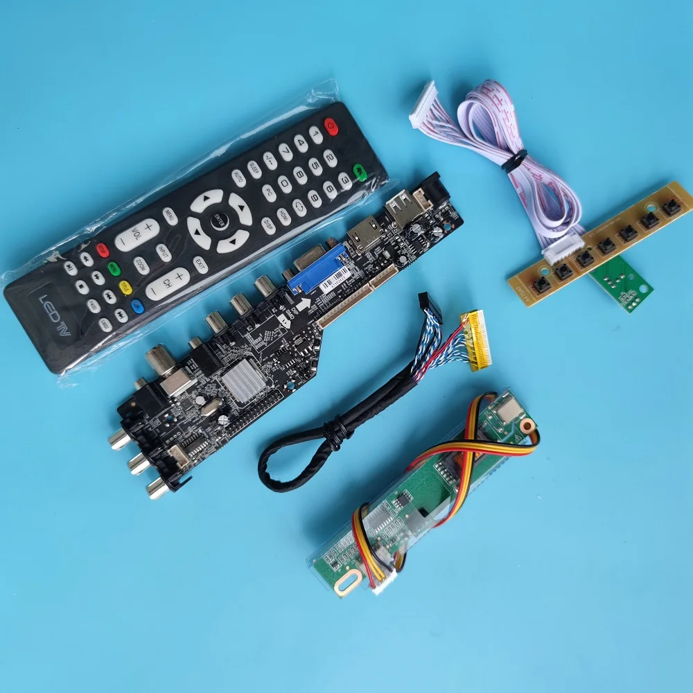 

For CLAA154WB05A digital panel remote HDMI-compatible controller board 1280x800 DVB-T DVB-T2 Display LED USB VGA AV TV driver