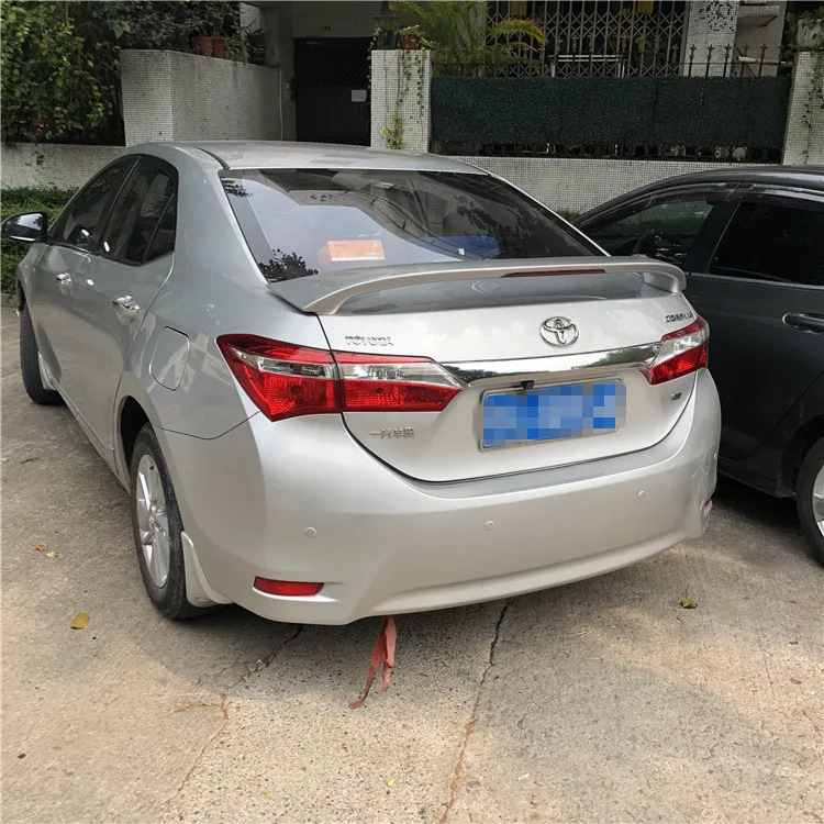 Спойлер для TOYOTA Corolla 2012-2016 высококачественный спойлер из АБС-пластика заднего