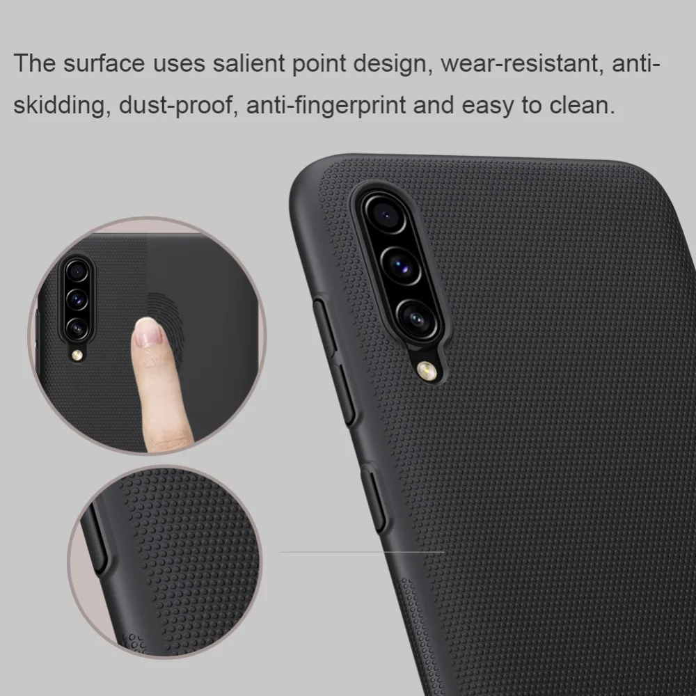 Чехол для samsung Galaxy A70s/A50s/A30s/A10s/A20/A20E/A6 чехол NILLKIN суперматовый защитный жесткий чехол-накладка для телефона