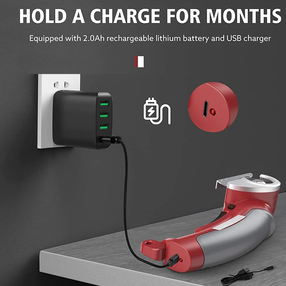 Портативные беспроводные электрические круглые ножницы 2000 мАч резак для ткани