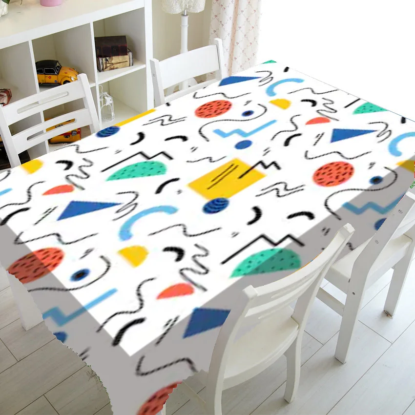 Простой Черный Белый абстрактный геометрический домашний декор в скандинавском