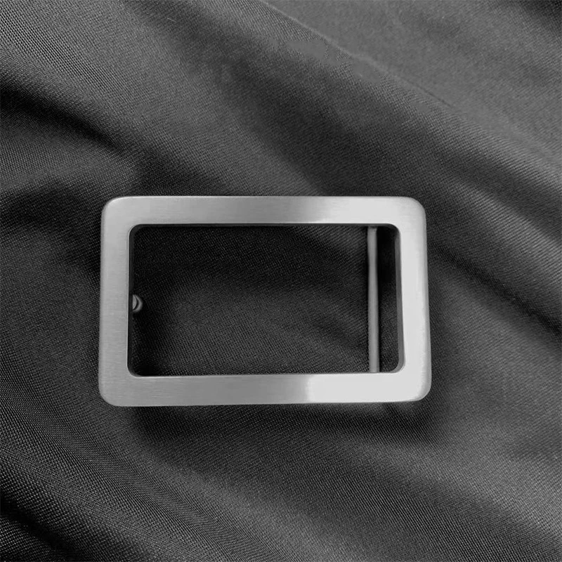 

Non-fading Men's O Shaped Belt Buckle Super Light Allergy Real Cowhide 130 cm Length