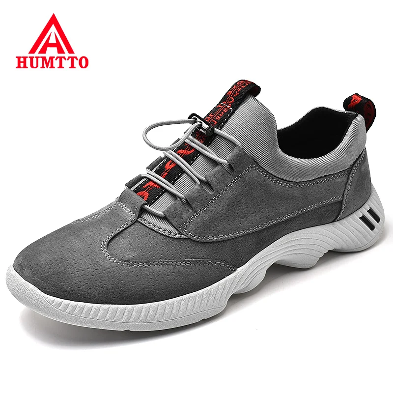 

New Spring Men Casual Shoes Fashion Genuine Leather Mens Shoe Light Comfortable Breathable Walking Sneakers Luxury Brand Loafers