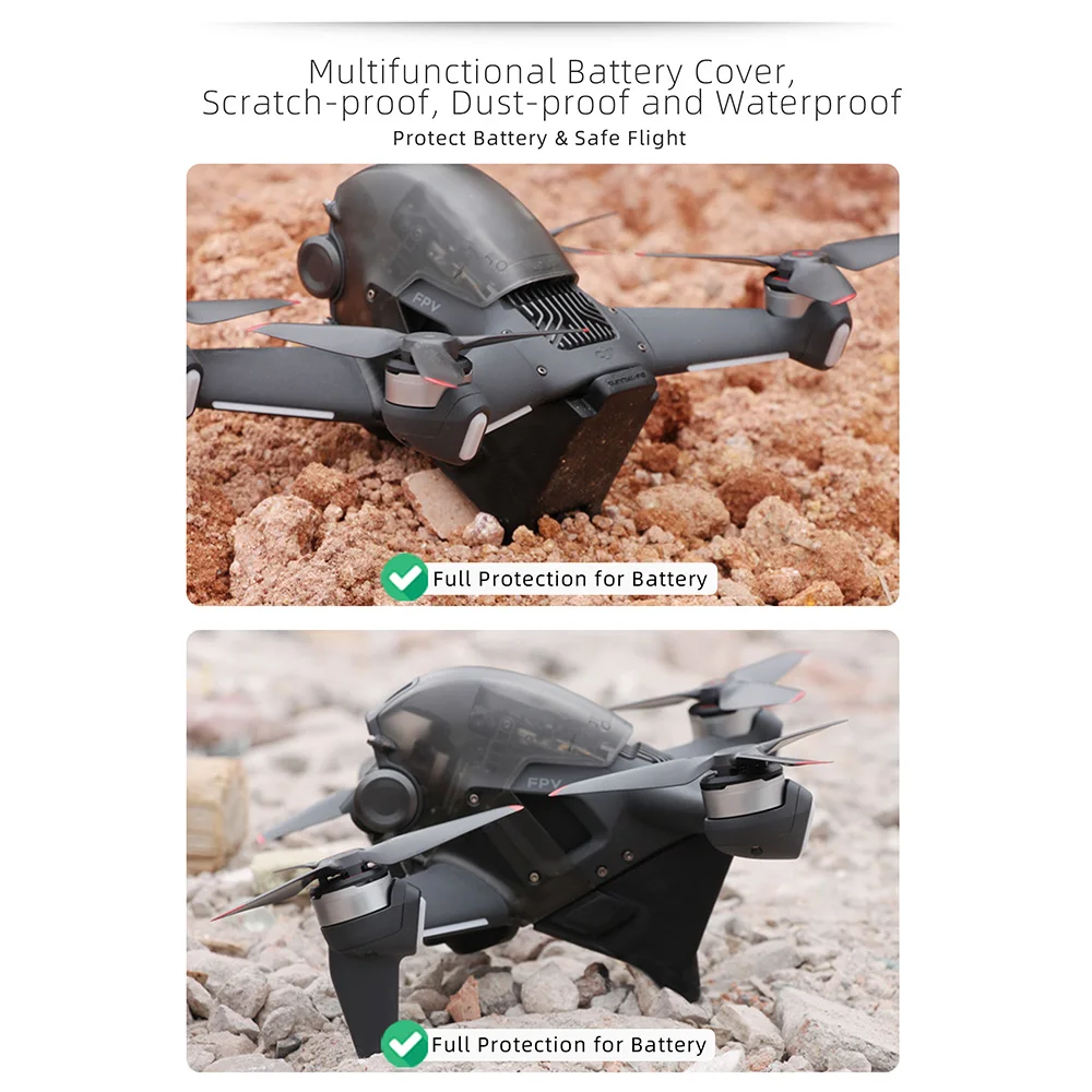 

DJI FPV Battery Protective Cover to Increase the Tripod Scratch-resistant Silicone Protective Shell For DJI FPV Accessories