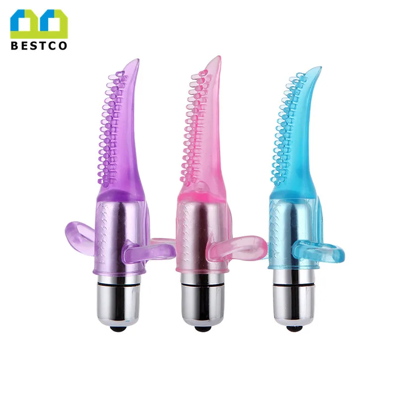 BESTCO 18 + вибратор для орального языка петля пальцев Стимуляция клитора Женская