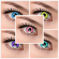 animation contacts lenses for women men soft eyewear cosplay tool color glasses for eyes
