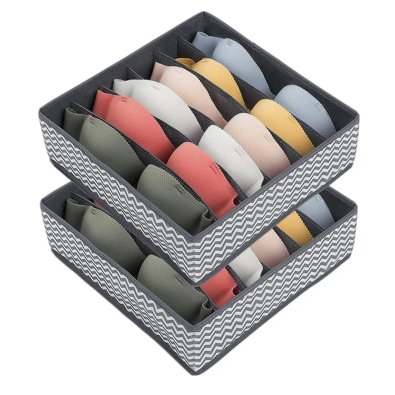 

2-Piece Bra Storage Bag Suitable for Drawer Wardrobe Bra Divider