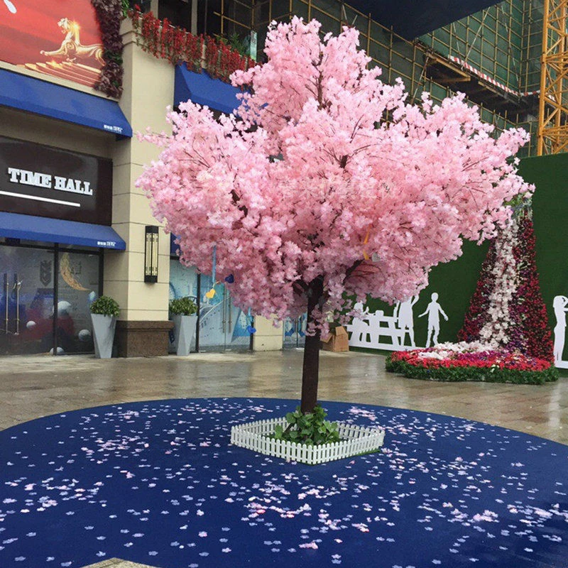&Aacute;rbol de cerezo Artificial, simulaci&oacute;n de aterrizaje, adornos de flores, simulaci&oacute;n grande, &aacute;rbol de melocot&oacute;n, decoraci&oacute;n de boda, Hotel, decoraci&oacute;n del hogar-2