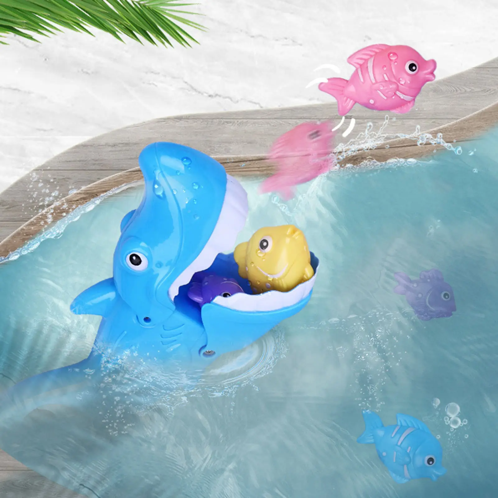 

Baby Bath Toy Set Children Swimming Pool Shower Fishing Lobster Shark Toddler Play Water Bathtub Educational Bath Toys well made