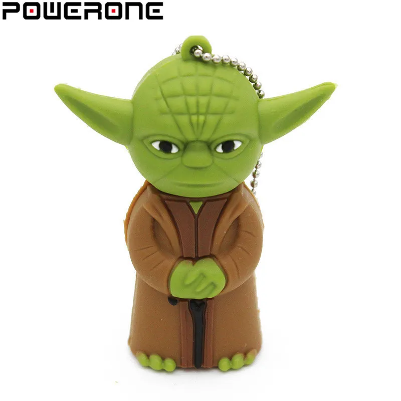 USB флеш накопитель POWERONE STAR WARS YODA darth vader BB 8 карта памяти робота 4 ГБ 16 32 64 ГБ|USB