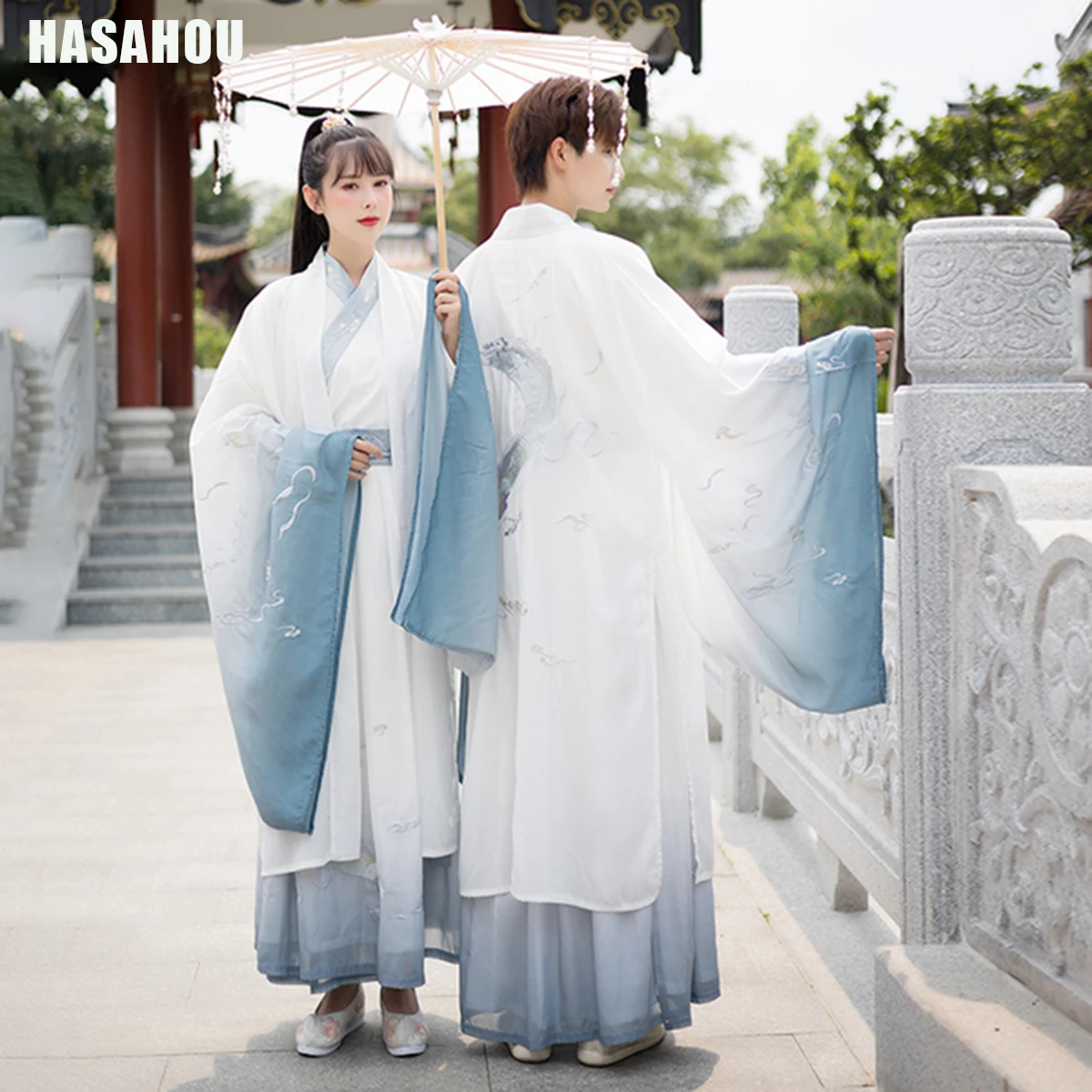 

Kimono Dress Men Women Hanfu Chinese Traditional Tang Suit Top Skirt Cardigan Japanese Samurai Cosplay Costume Yukata Robe Gown
