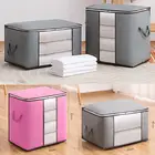 Нетканая сумка для хранения одежды, складное одеяло, пыленепроницаемый шкаф, отделка, технические принадлежности, вместительные сумки, Органайзер