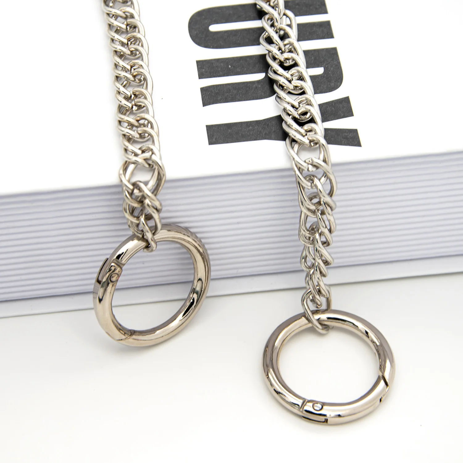 120 см DIY железная грузовая цепь ремень сумки цепочки аксессуары кошелек с