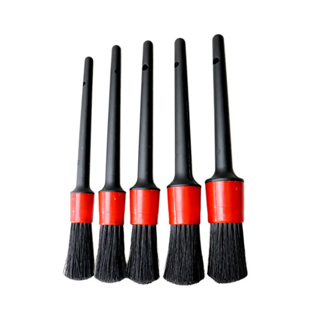 

5pcs Car Detailing Brush Auto Cleaning Car Cleaning Detailing Set Detailing Set Dashboard Accessories Air Outlet Cleaning Brush