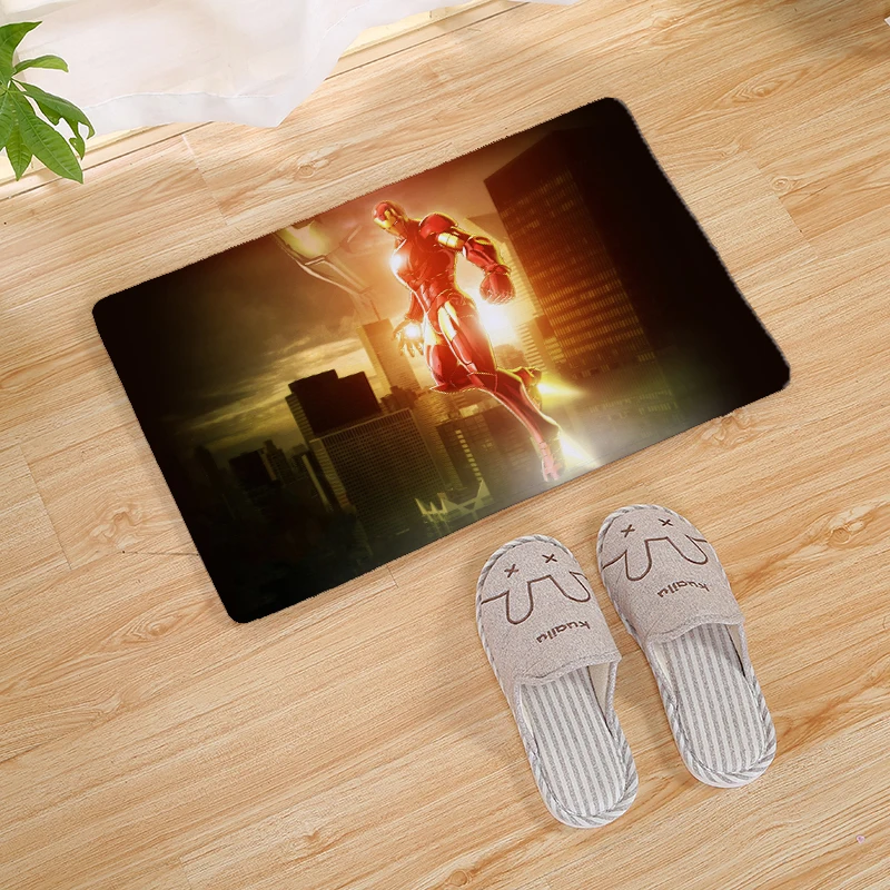 17 Marvel Hero Железный человек печать современный домашний Коврик для двери стелька для кухни ковер для дома и улицы Добро пожаловать ванная комната Противоскользящие коврики - Цвет: 17