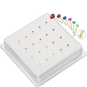 925 пробы Серебряный Модный разноцветный пирсинг для носа индейский бодибижутерия пирсинг для носа Plata 925 Aro Nose