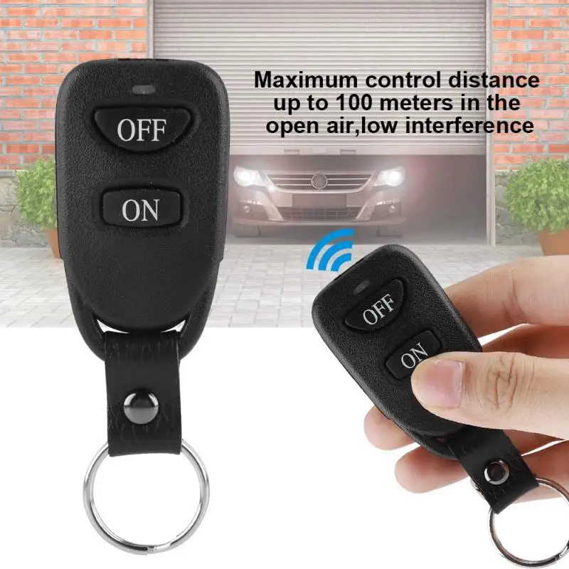 Беспроводной пульт дистанционного управления 433 МГц с двумя кнопками RF