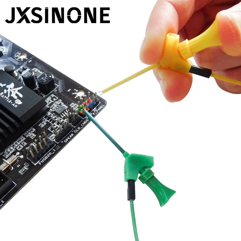 JXSINONE P1512D мини Grabber SMD IC Тесты крюк клипса датчик перемычки набор измерительных