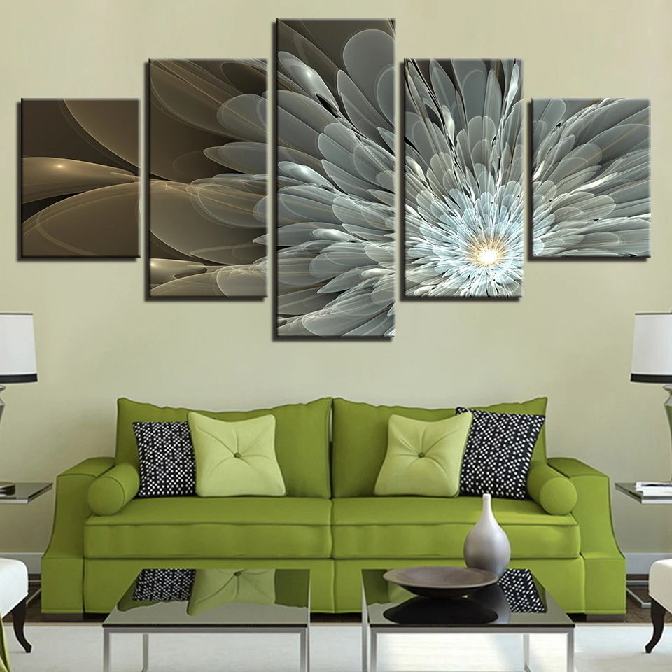 Плакат с цветами розовый красный жёлтый белый фиолетовый синий черный настенный