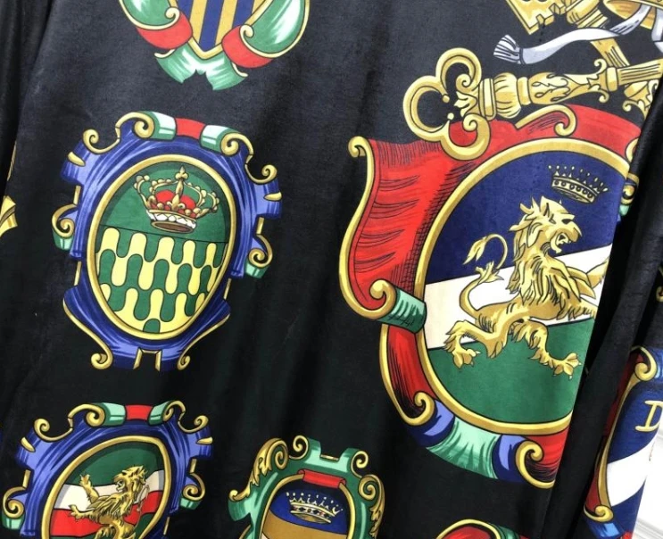 

2020 new fashion famous hoodies brand crown print sweatshirt pullover velvet designer luxury punk Gothic clothing for men