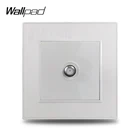 Wallpad S6, Белая настенная розетка для спутниковой ТВ-антенны, поликарбонат, пластик