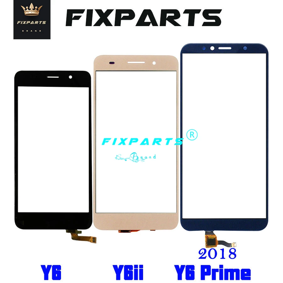 

for Huawei Y6 Touch Screen Digitizer SCL L01 L21 L04 U21 U31 Y6 ii CAM L23 L03 L32 ATU Y6 2018 Touchscreen Front Glass Lens