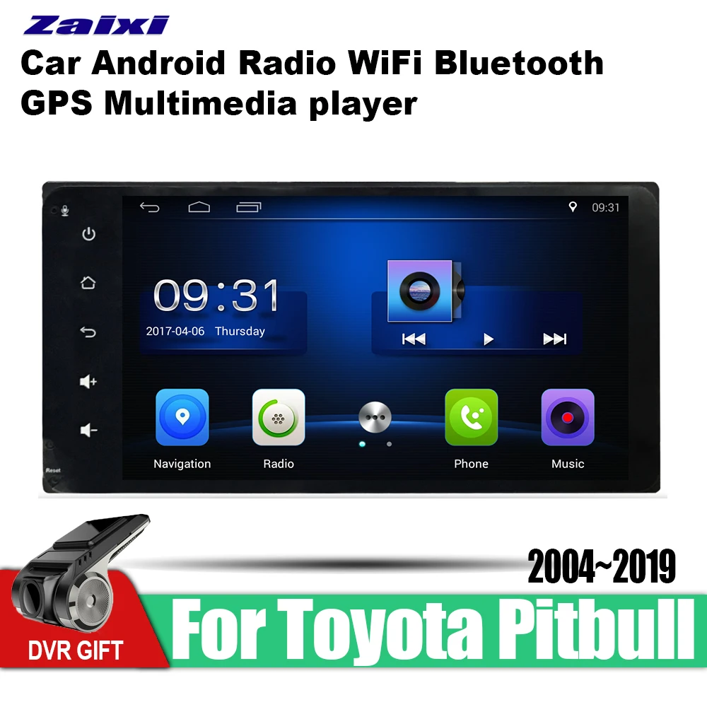 Автомобильный мультимедийный плеер ZaiXi с gps для Toyota Pitbull Box 2004 ~ 2019 автомагнитола