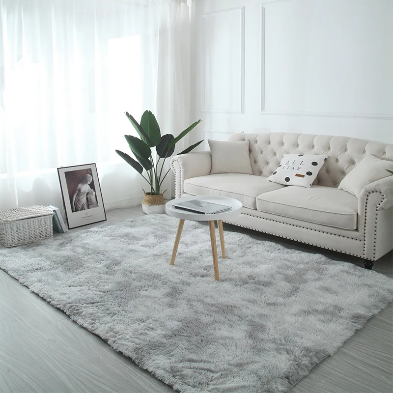 Thick Carpet for Living Room Plush Rug Children Bed Fluffy Floor Carpets Window Bedside Home Decor Rugs Soft Velvet Mat | Дом и сад