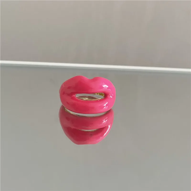 Огромное многоцветное металлическое кольцо для женщин в стиле ретро с