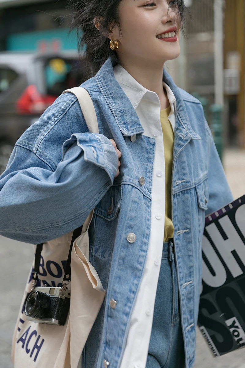 

Женская блузка с длинным рукавом, Повседневная универсальная спортивная однотонная Удобная весенне-осенняя блузка на пуговицах