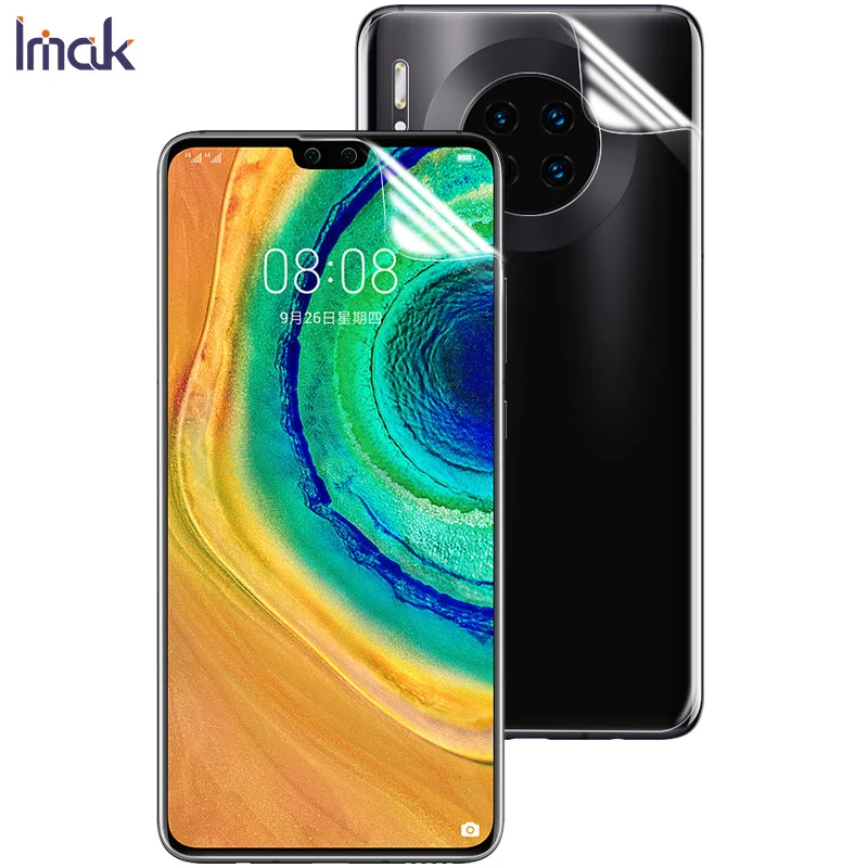 IMAK Для Huawei Mate 30 Pro защита для экрана гидрогель III 0 15 мм мягкая защитная пленка из