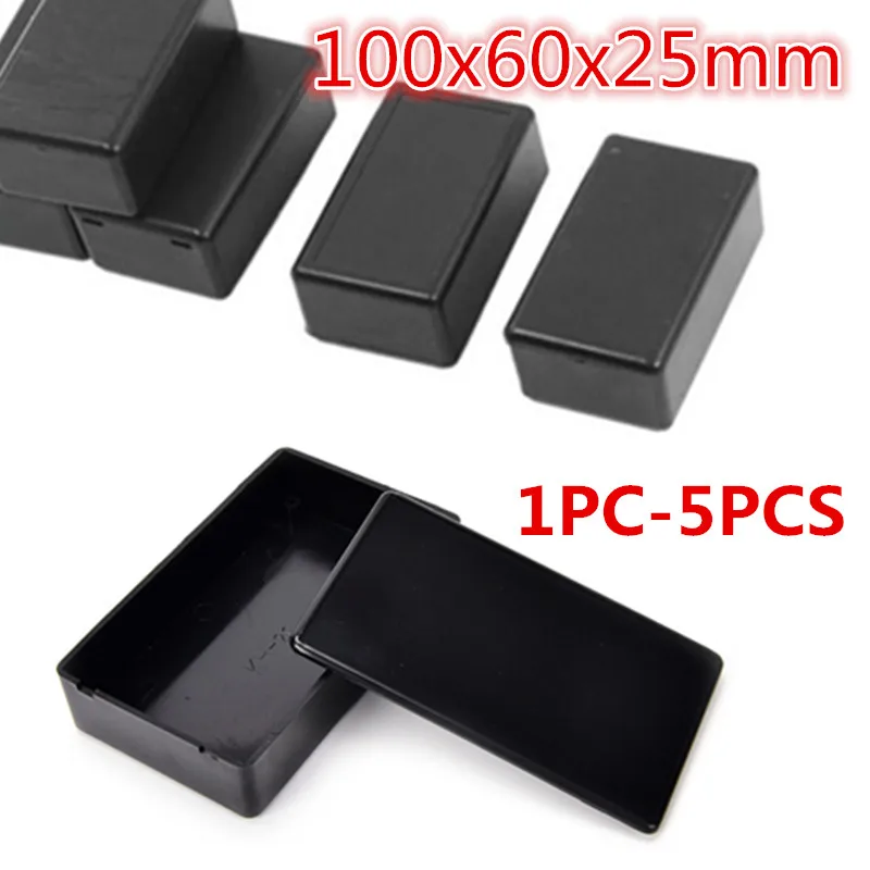 

Корпус для инструмента HELTC, "сделай сам", встроенное отверстие, монтажная плата, черный квадратный пластиковый бокс для электронных приборов...