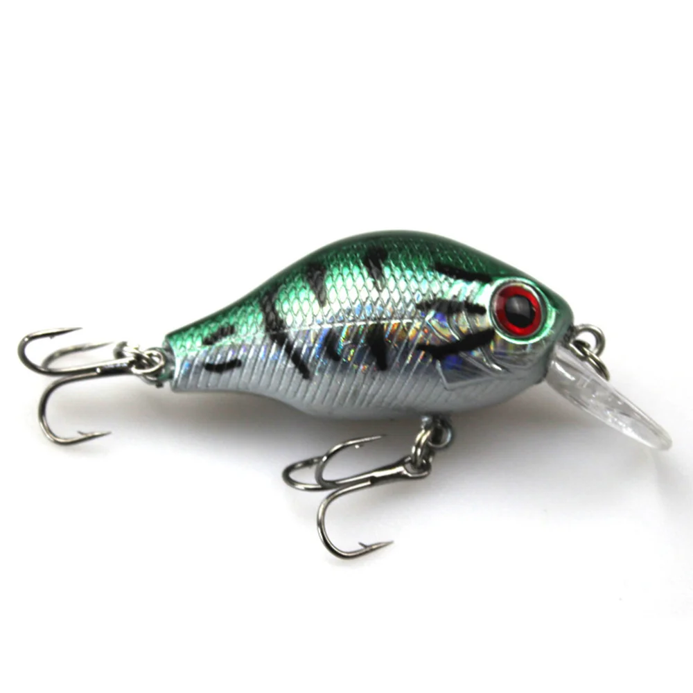 

5pcs 5.5cm/8.5g Fat Fish Artificial Lures Hook Fishing Accessories (Random Color)