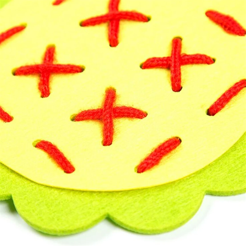 

New Teaching Kindergarten Manual DIY Weave Cloth Montessori Materials Baby Early Learning Education Toys Teaching Aids Math Toys