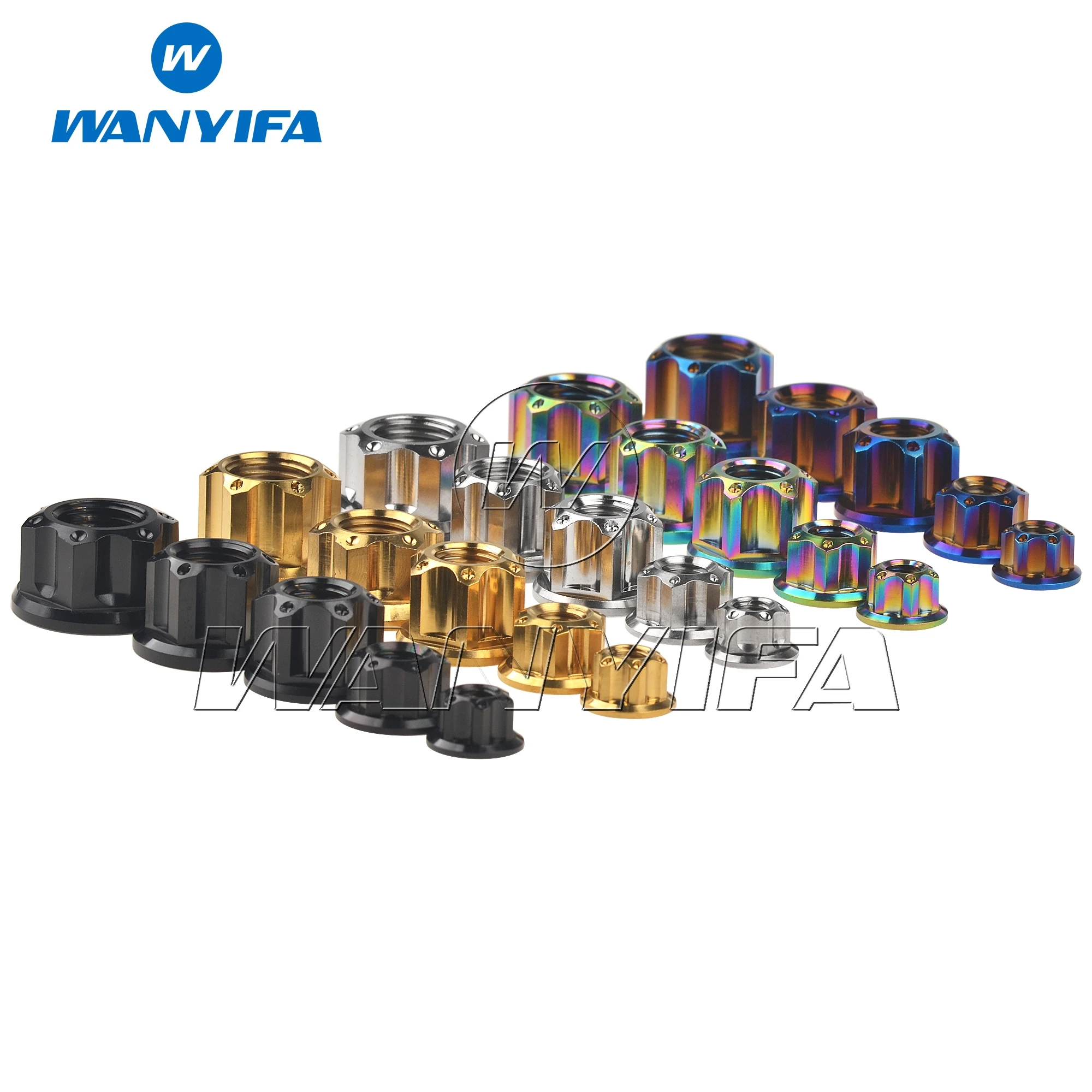 Шестигранная гайка титановый &quotwanifa&quot M6 M8 M10 M12x1.25 M14x1.5 M16x1.5 Torx для велосипедов